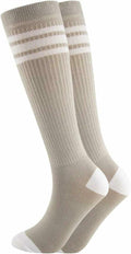 NEVSNEV Knee High Tube Socks Comfortable Breathable Triple Stripes Boys 10-15 YO by Deal US