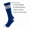 NEVSNEV Knee High Tube Socks Comfortable Breathable Triple Stripes Boys 10-15 YO by Deal US