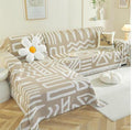Royhom Boho Chenille Sofa Cover Tassel Loveseat L-Shaped Khaki 71x102 by Deal US