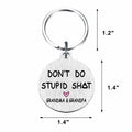 Viayen Teen Boys Valentines Day Gifts Keychain Love Grandpa and Grandma by Deal US