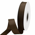 LEEQE Brown Grosgrain Ribbon 1in x 50yd Silk Gift Wrap Crafts by Deal US
