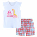 Zlwse Toddler Girls Cotton Flutter Sleeve Tank Top & Shorts Set Size 7Y by Deal US