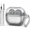 OFELUMTIZE Galaxy Buds 3 Pro Case Cover Glitter Clear Silicone Keychain Kit by Deal US
