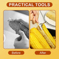 Wegodal Stainless Steel Corn Stripping Tool Long Handle Kitchen Peeler A-1Pcs by Deal US
