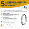 OCS Parts Oetiker Ear Clamps 167 Series 304 Stainless Steel 38.5mm 10 Pack by Deal US