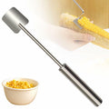 Wegodal Stainless Steel Corn Stripping Tool Long Handle Kitchen Peeler A-1Pcs by Deal US