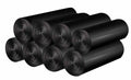 Diyalor 2.6 Gallon Small Black Trash Bags 60 Count Bathroom Kitchen Office by Deal US