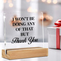 Funny Office Desk Sign - Humor Office Decor - Desk Decor for Office Cubicle - I by Deal US