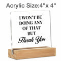 Funny Office Desk Sign - Humor Office Decor - Desk Decor for Office Cubicle - I by Deal US