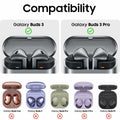 OFELUMTIZE Galaxy Buds 3 Pro Case Cover Glitter Clear Silicone Keychain Kit by Deal US