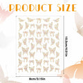Prasacco Butterfly Nail Stickers 5D Embossed Gold Shell Nail Art Decals by Deal US