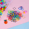 YUSLROB Rubber Band Bracelet Making Kit 2000+ Multi-Color Bands Kids by Deal US