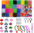 YUSLROB Rubber Band Bracelet Making Kit 2000+ Multi-Color Bands Kids by Deal US