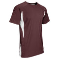 Champro Top Spin Lightweight Polyester Baseball Jersey Maroon White Youth XL by Deal US