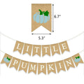 Gankbite Blue Pumpkin Burlap Banner Baby Shower Garland Rustic Harvest by Deal US