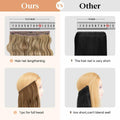challeam Invisible Transparent Wire Hair Extensions Wavy Curly Long Synthetic by Deal US