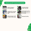 Yadel DTF Transfer Film A3 30 Pieces YL-0030 Easy Image Transfer Sheets by Deal US