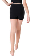 Swdarz Girls Black Gymnastics Dance Shorts Athletic Spandex Size 6-7Y by Deal US