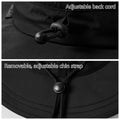 UVSAI UPF 50+ Bucket Sun Hat Laser Mesh Cooling Adjustable Black by Deal US