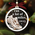 Hangwoous Marathon Runner Wooden Ornament 2 Layer Christmas Tree Sport by Deal US