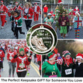 Hangwoous Marathon Runner Wooden Ornament 2 Layer Christmas Tree Sport by Deal US