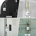 Coipdfty 3-Digit Combination Lock Flexible Steel Cable Waterproof White 1 Pack by Deal US