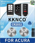 KKNCO Key Fob Battery Replacement for Acura Smart Remote Pack of 2 Batteries by Deal US