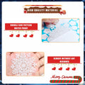 AHEONLAR 142PCS Christmas Window Static Cling Stickers Waterproof White Vinyl by Deal US