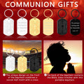 Miss Chipmunk Football Bible Verse Keychain Luke 1:37 Black Stainless Steel by Deal US