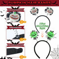 Kistreao Halloween Luminous Pumpkin Headband Glow Dark C-Pumpkin 1Pc Size M by Deal US