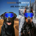GDSanlian Dog Sunglasses UV-Proof Windproof Adjustable Strap Black Red L by Deal US