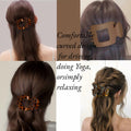 Generic 4-Pack Large Matte Non-Slip Claw Barrettes Hair Clips 4-Square by Deal US