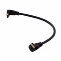 LARRITS HDMI 2.0 Cable 1FT 90 Degree Elbow Ultra Short 4K 60Hz Black by Deal US