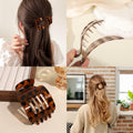 Generic 4-Pack Large Matte Non-Slip Claw Barrettes Hair Clips 4-Square by Deal US