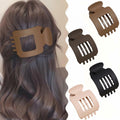 Generic 4-Pack Large Matte Non-Slip Claw Barrettes Hair Clips 4-Square by Deal US