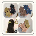 Mevnccola 6 Pack 4.1" Floral Matte Hair Claw Clips Non-Slip Multi-Color by Deal US