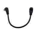 LARRITS HDMI 2.0 Cable 1FT 90 Degree Elbow Ultra Short 4K 60Hz Black by Deal US