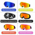 GDSanlian Dog Sunglasses UV-Proof Windproof Adjustable Strap Black Red L by Deal US