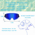 GDSanlian Dog Sunglasses UV-Proof Windproof Adjustable Strap Black Red L by Deal US