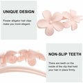 Mevnccola 6 Pack 4.1" Floral Matte Hair Claw Clips Non-Slip Multi-Color by Deal US