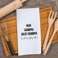 XUISWELL Grandma Gifts Kitchen Towels Great Grandma 16x24 Inch by Deal US