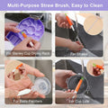 SISAYWEY Silicone Water Bottle Drying Rack Stanley 20/30/40oz Cups Purple 1Pc by Deal US