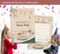 VAVINCI Video Gamer Birthday Invitations 30 Set Red Blue with Envelopes by Deal US