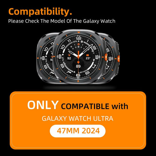 Arsfit Titanium Band Compatible Samsung Galaxy Watch Ultra 47MM Black by Deal US