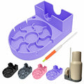 SISAYWEY Silicone Water Bottle Drying Rack Stanley 20/30/40oz Cups Purple 1Pc by Deal US