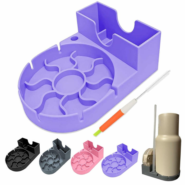 SISAYWEY Silicone Water Bottle Drying Rack Stanley 20/30/40oz Cups Purple 1Pc by Deal US