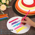 PATIKIL 13-inch Round Cardboard Paper Circles 40 Pcs Yellow DIY Crafts by Deal US