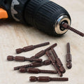 Moxweyeni 25 Pc 5/32 HEX Head S2 Steel Impact Driver Bit Set by Deal US