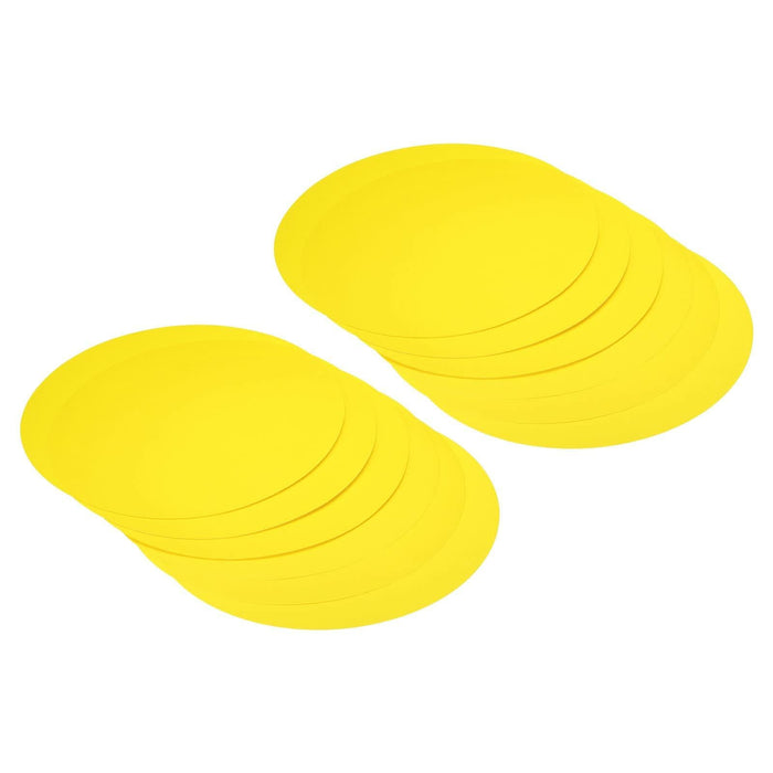 PATIKIL 13-inch Round Cardboard Paper Circles 40 Pcs Yellow DIY Crafts by Deal US