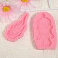 ICNYEKl 5 Pcs Cartoon Chocolate Fondant Silicone Molds Cake Decor Baking by Deal US